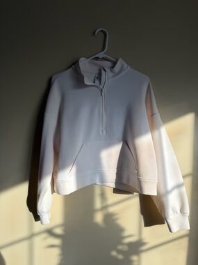 all in motion Cream Half-Zip Pullover Hoodie
